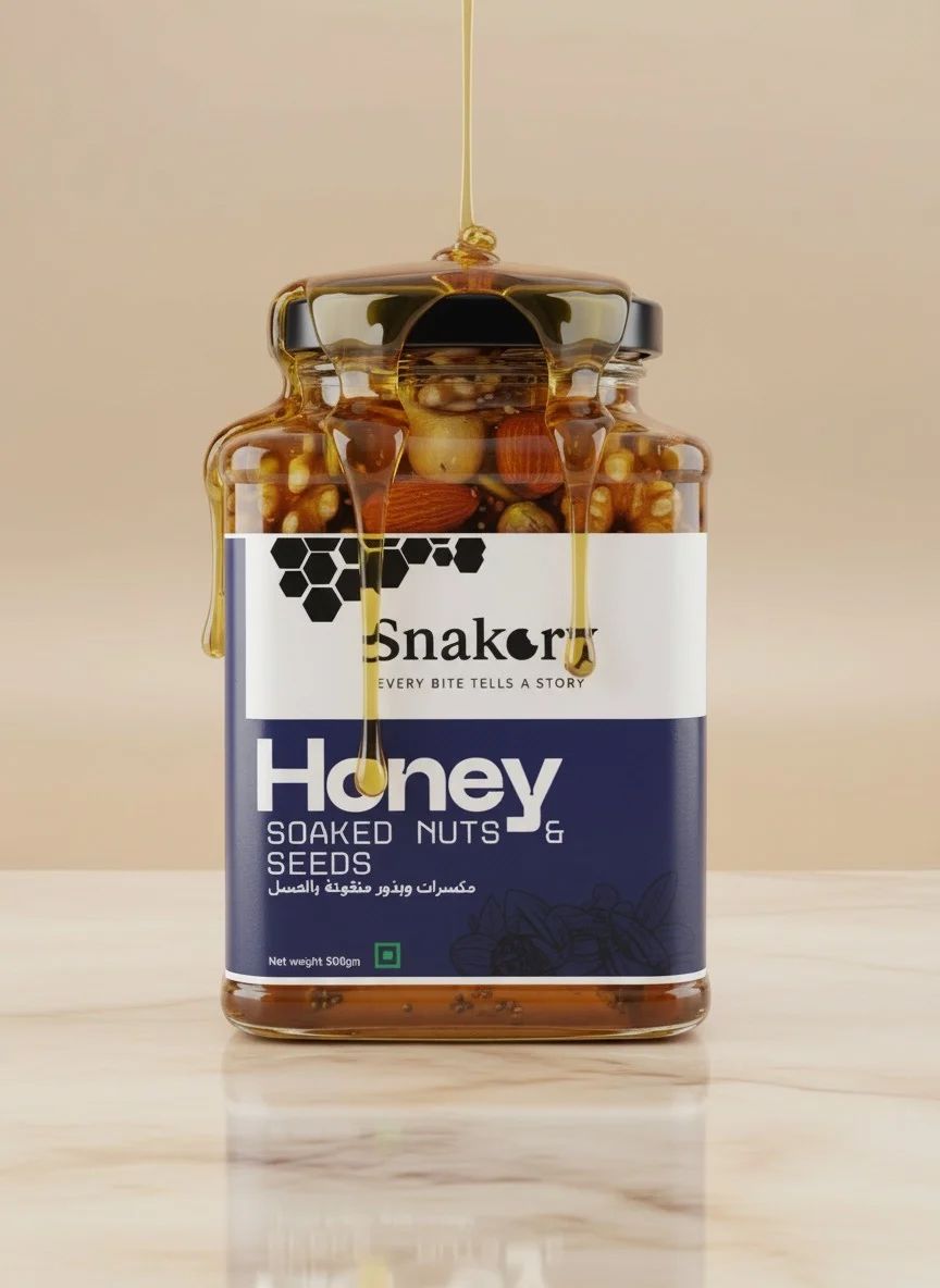 Snakory Honey-Soaked Nuts & Seeds – Energy-Rich, Naturally Sweet
