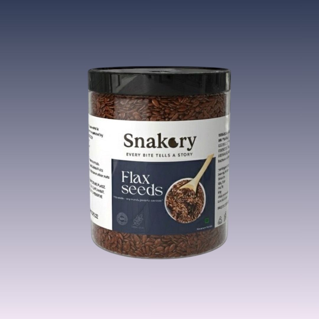 Snakory Flax Seeds – Better Fiber, Better Results (200g)