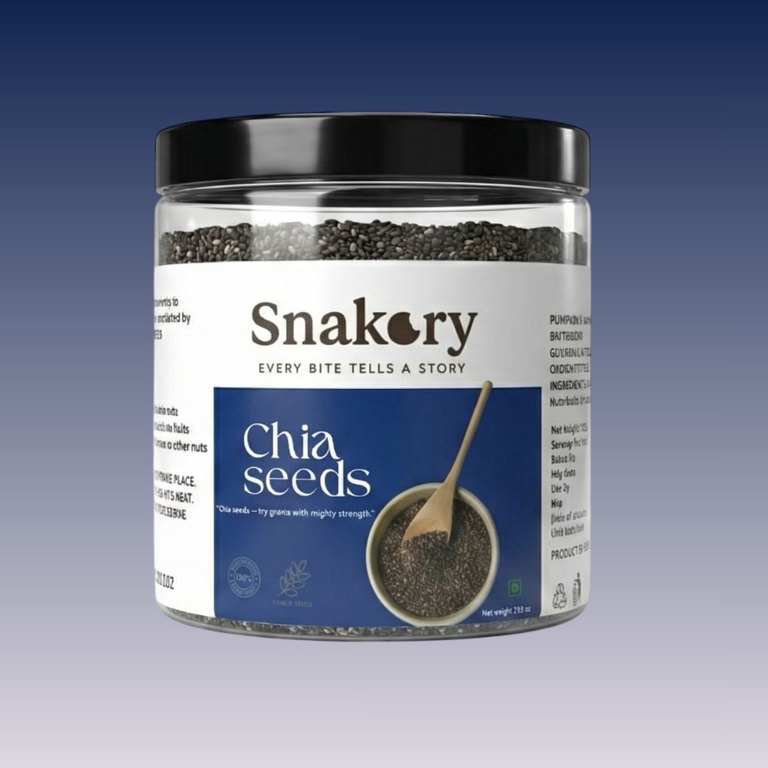 Snakory Chia Seeds – Clean Energy, Real Results (200g)
