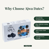 Snakory Ajwa Dates (1kg)– Soft, Fresh & Nutrient-Dense